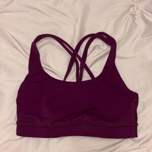 Lululemon Energy Bra Purple Size 4